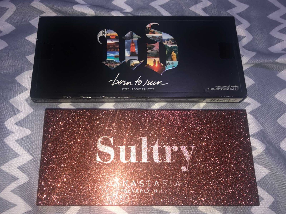 Urban decay born to run和Anasta