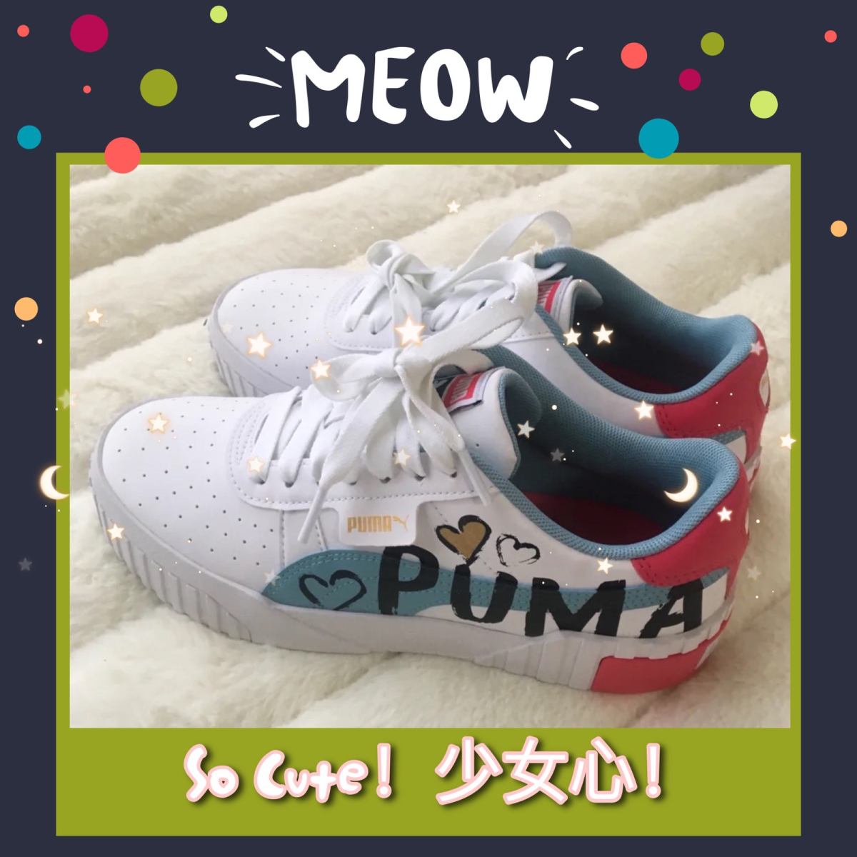 #海淘鞋子经验#Puma Cali百搭黑色 海淘我买的最多的