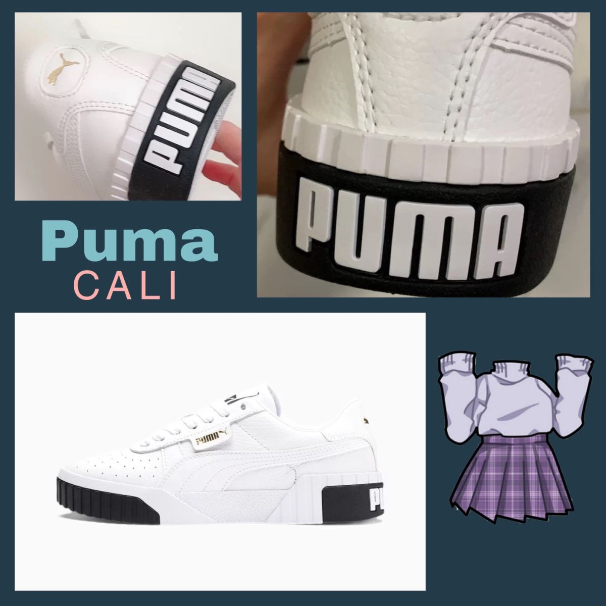 #海淘鞋子经验#Puma Cali百搭黑色 海淘我买的最多的