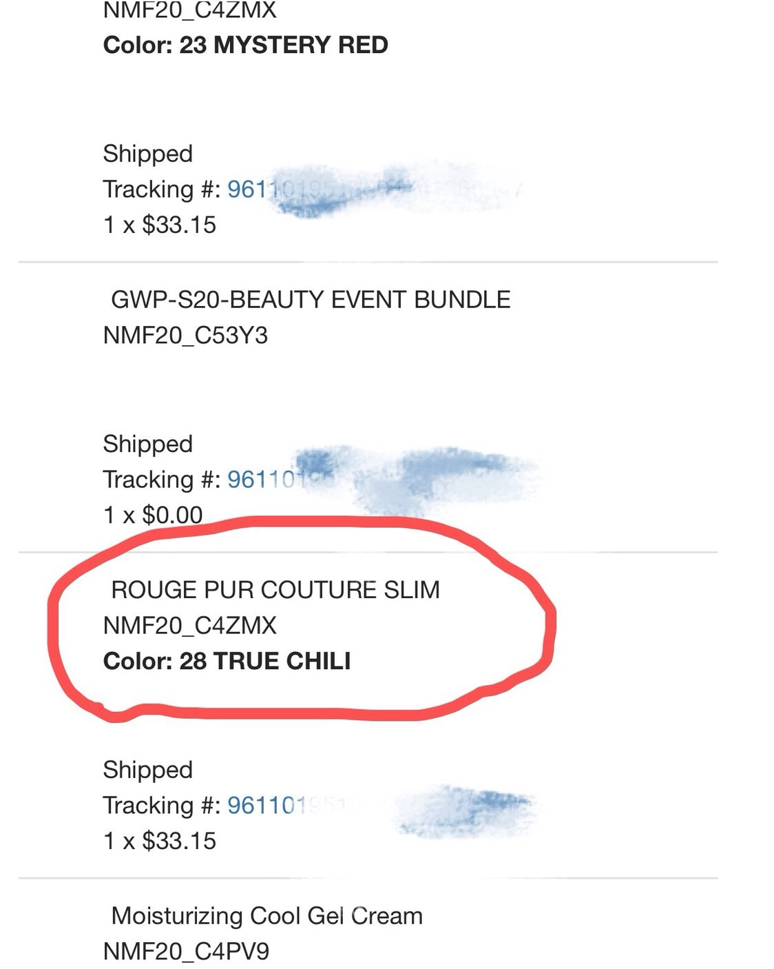 #中环转运精品线疫情期间不停运，尼曼百货YSL小金条新色号2