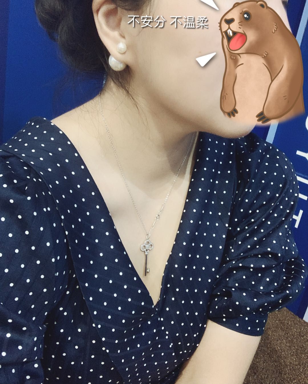 🎀 🎀 Dior迪奥 耳钉经典款大小圆形淡金色 珍珠拼接