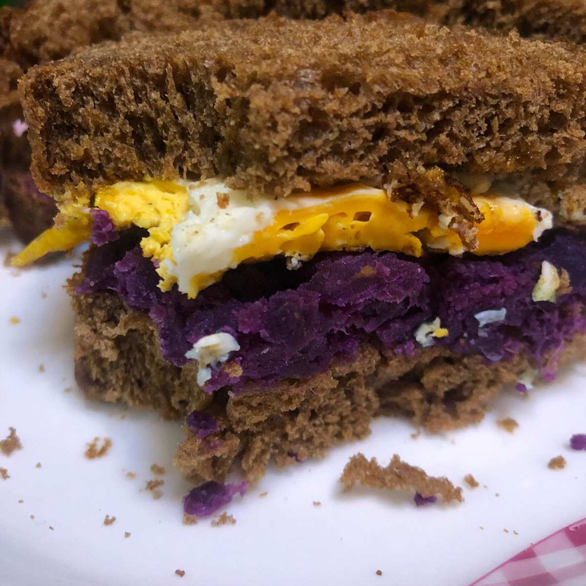 打卡Day 3   ❤️早餐：全麦三明➕豆奶  用了两片俄罗