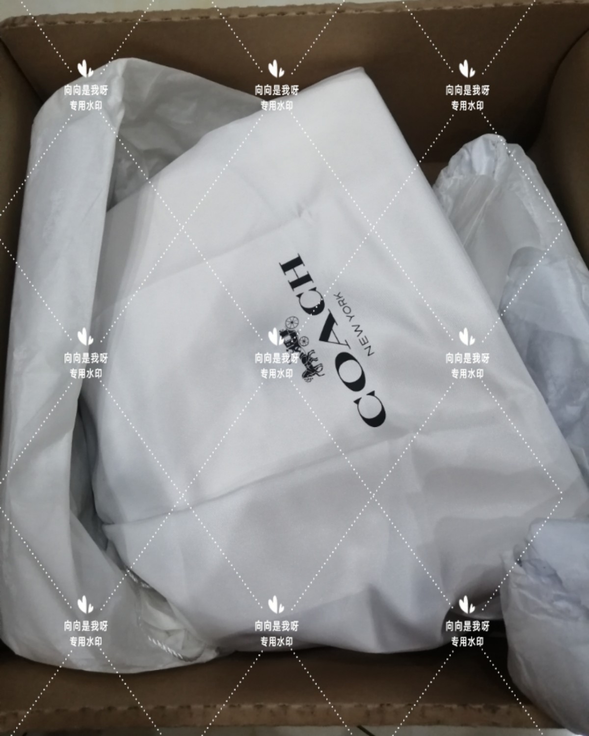 海淘的蔻驰包包到货啦～历时22天～超快啦～～哈哈