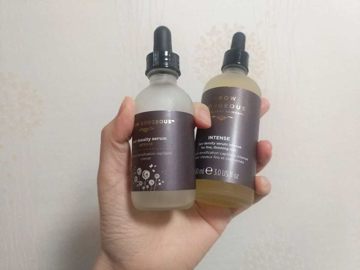 最强精华grow gorgeous！用光一瓶发际线前移0.5