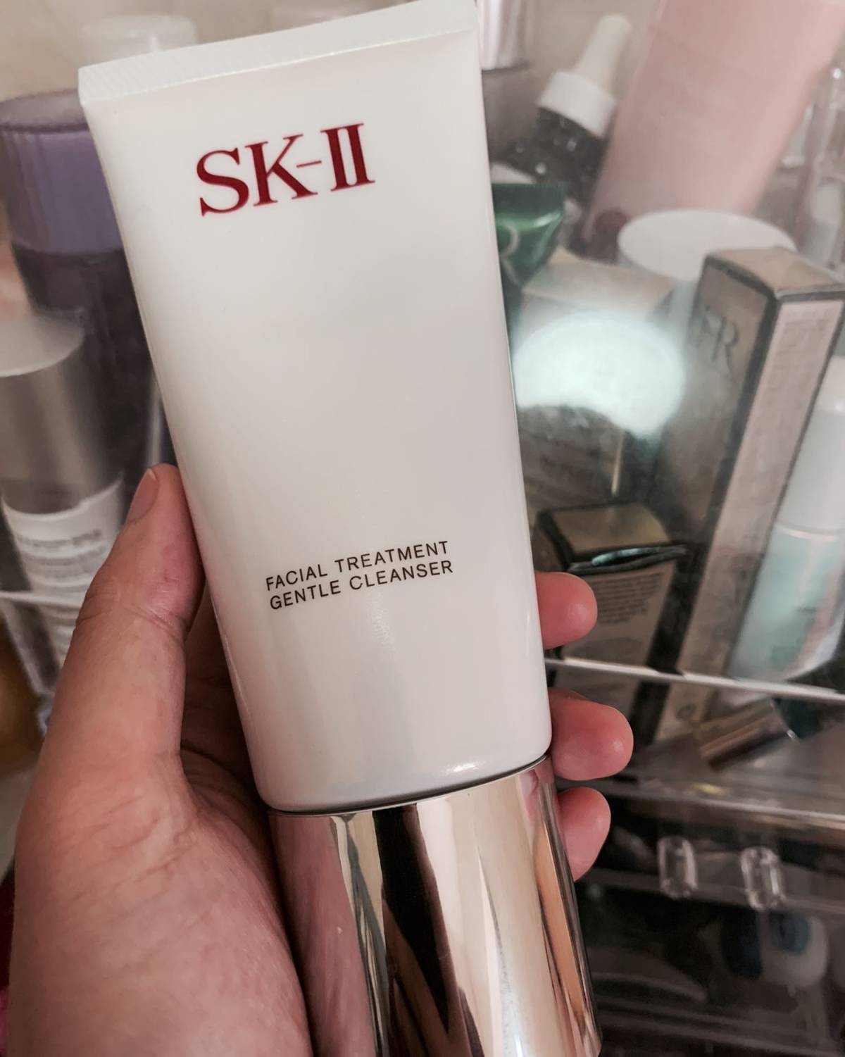 Sk2洗面奶全新，之前给自己囤的货的，盒子丢了，封口还在。我