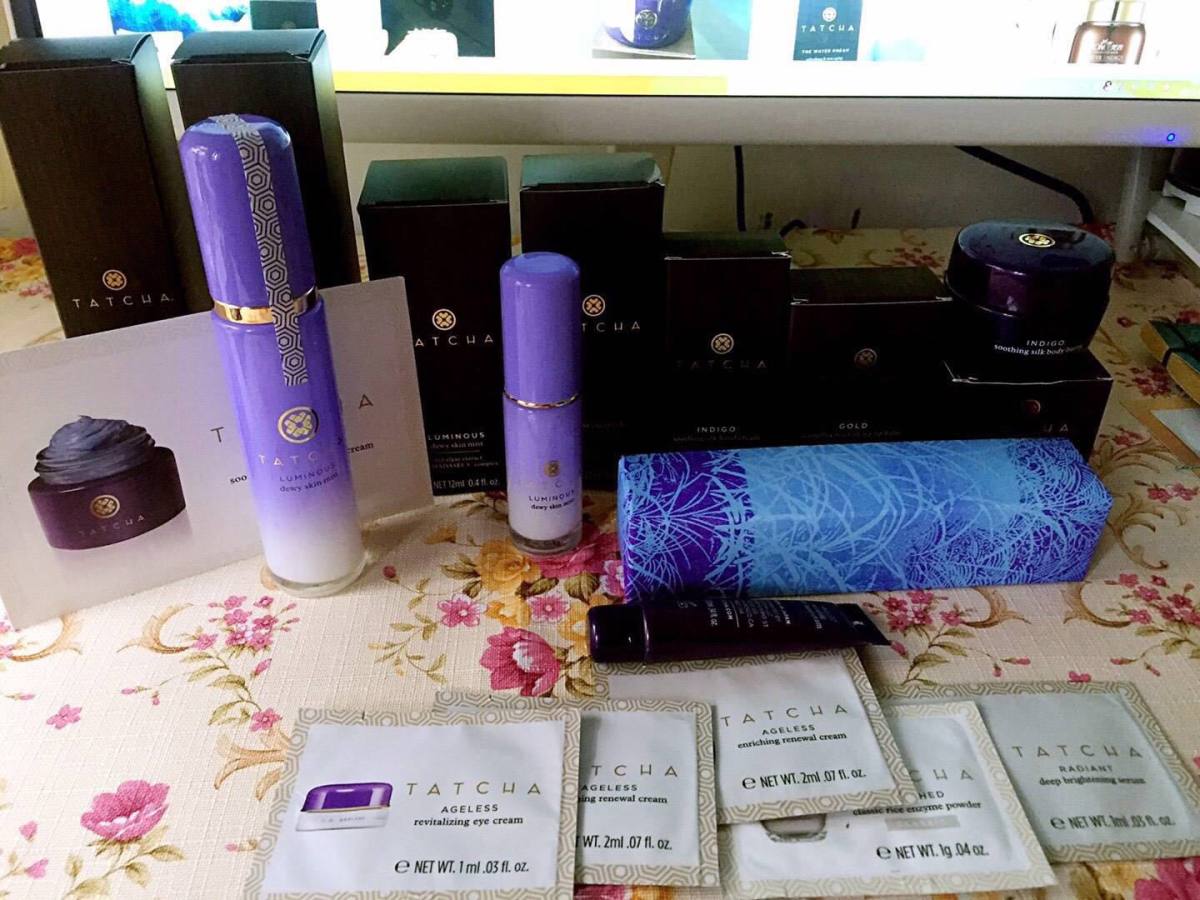 TATCHA套装 特别喜欢TATCHA 山茶花喷雾 和精华使