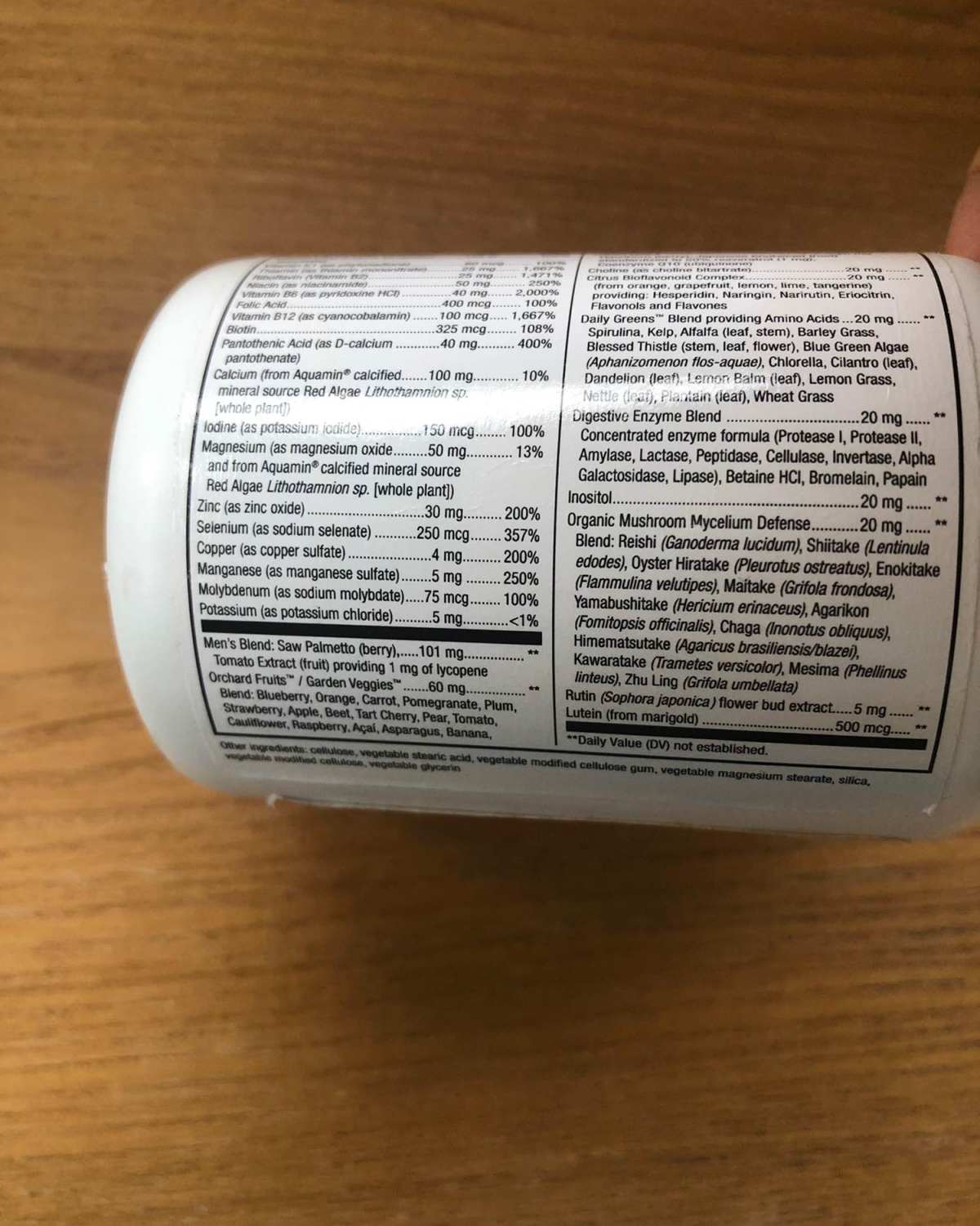 Nature’s way 男性每日综合维生素  之前参加ih