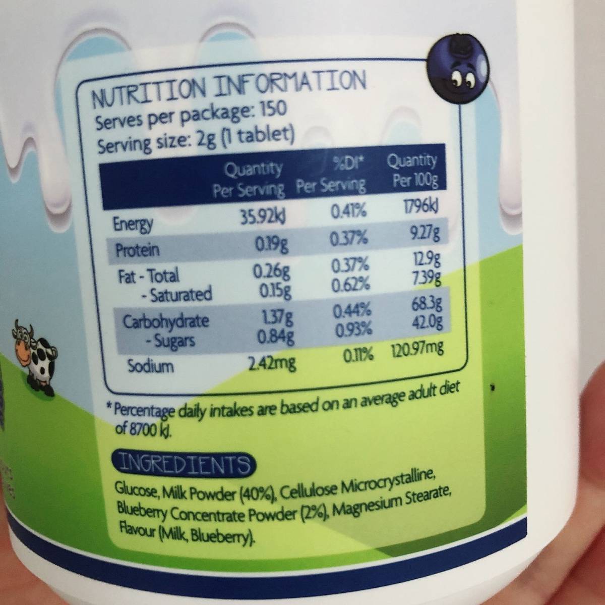 🌟 儿童蓝莓钙  澳洲 maxigenes美可卓蓝莓味咀嚼