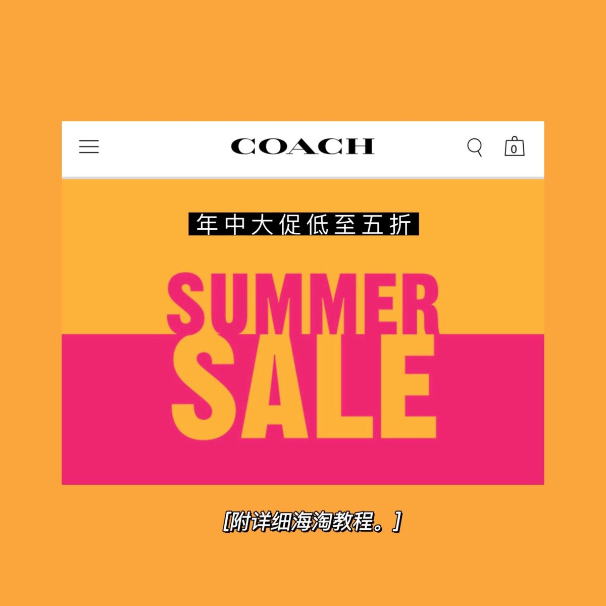 Coach官网热门款式及海淘攻略  💗驴家设计师Buff下