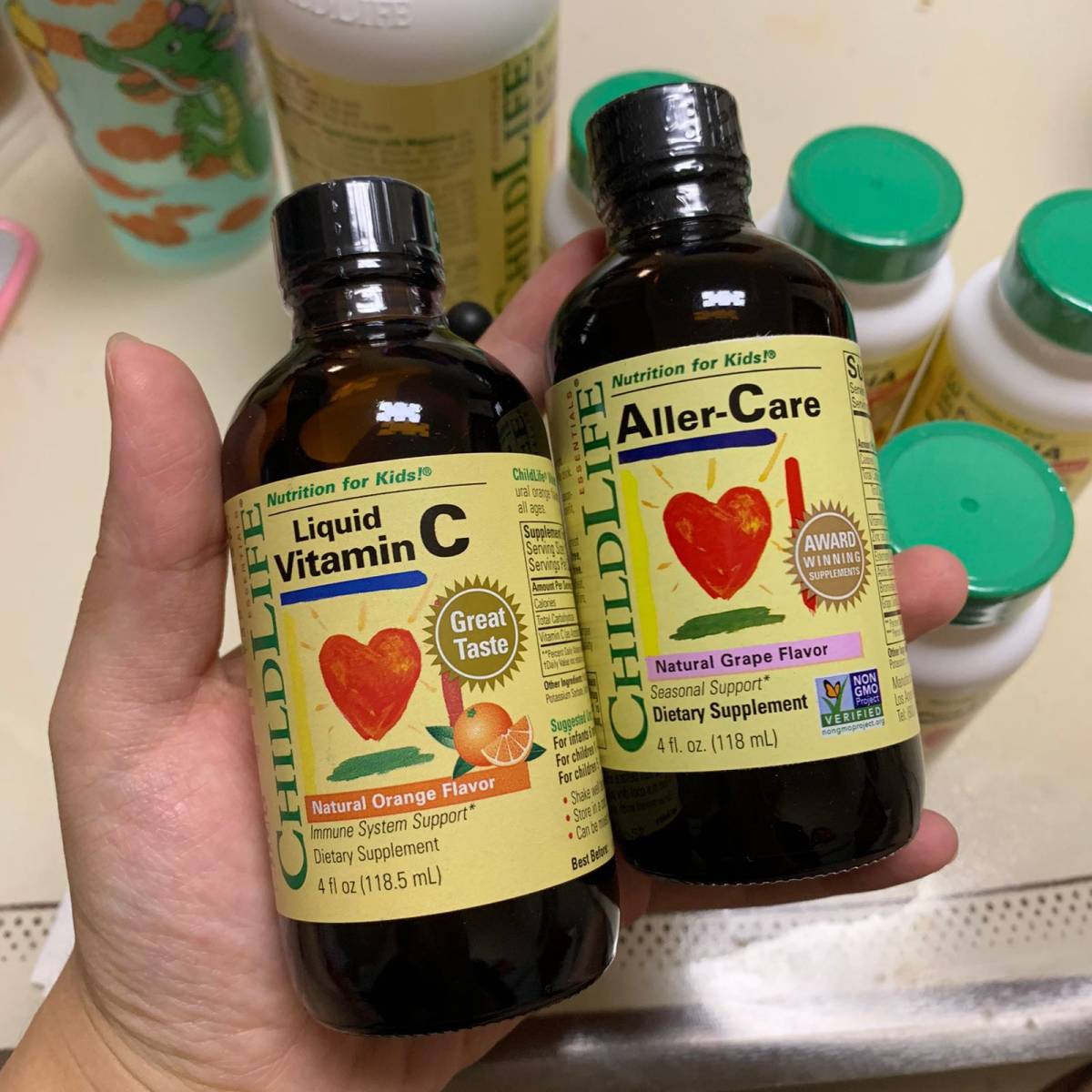 今天 通过55海淘在iHerb囤的童年时光到货啦！ ⚠️以前