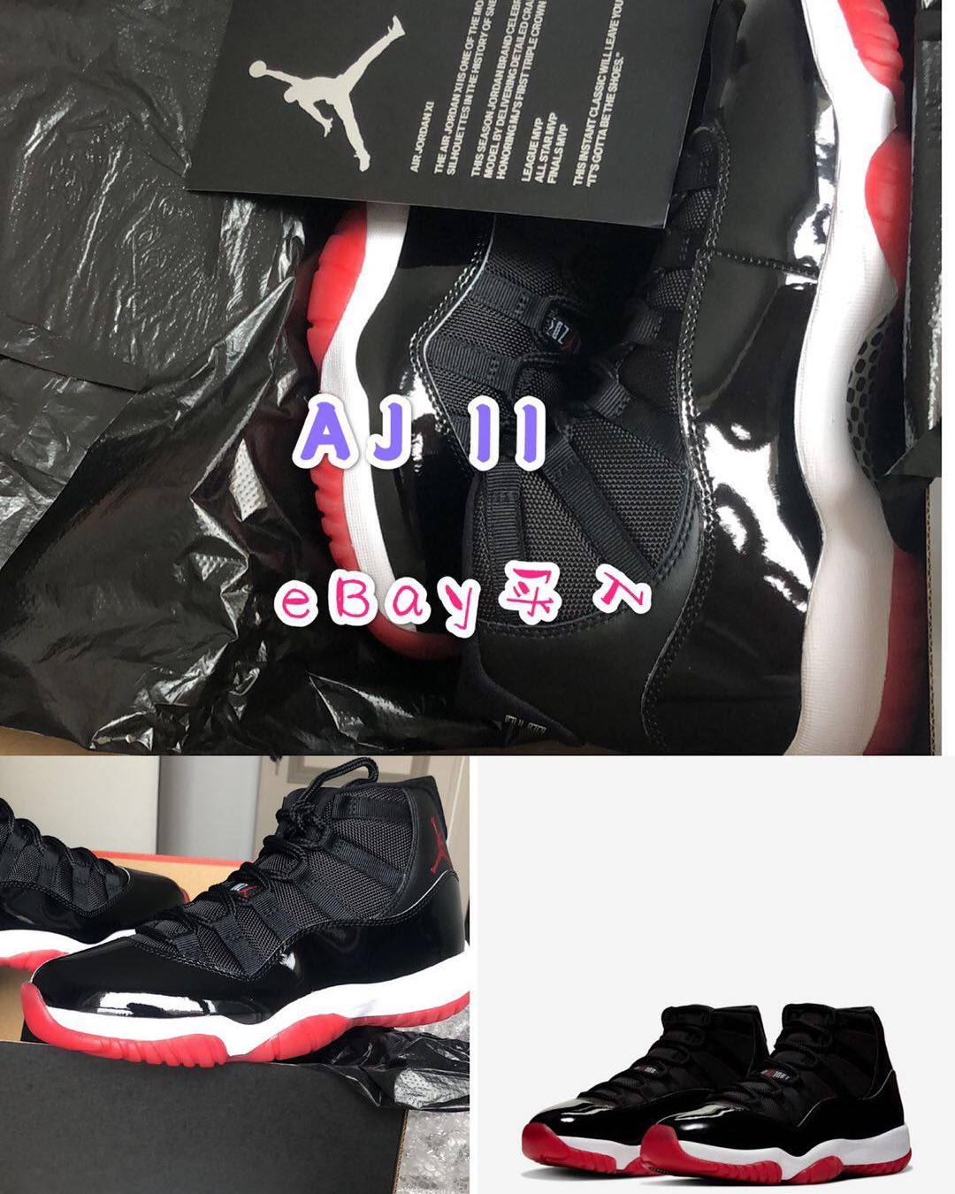 😃 AIR JORDAN 11 Bred 篮球鞋 AJ11