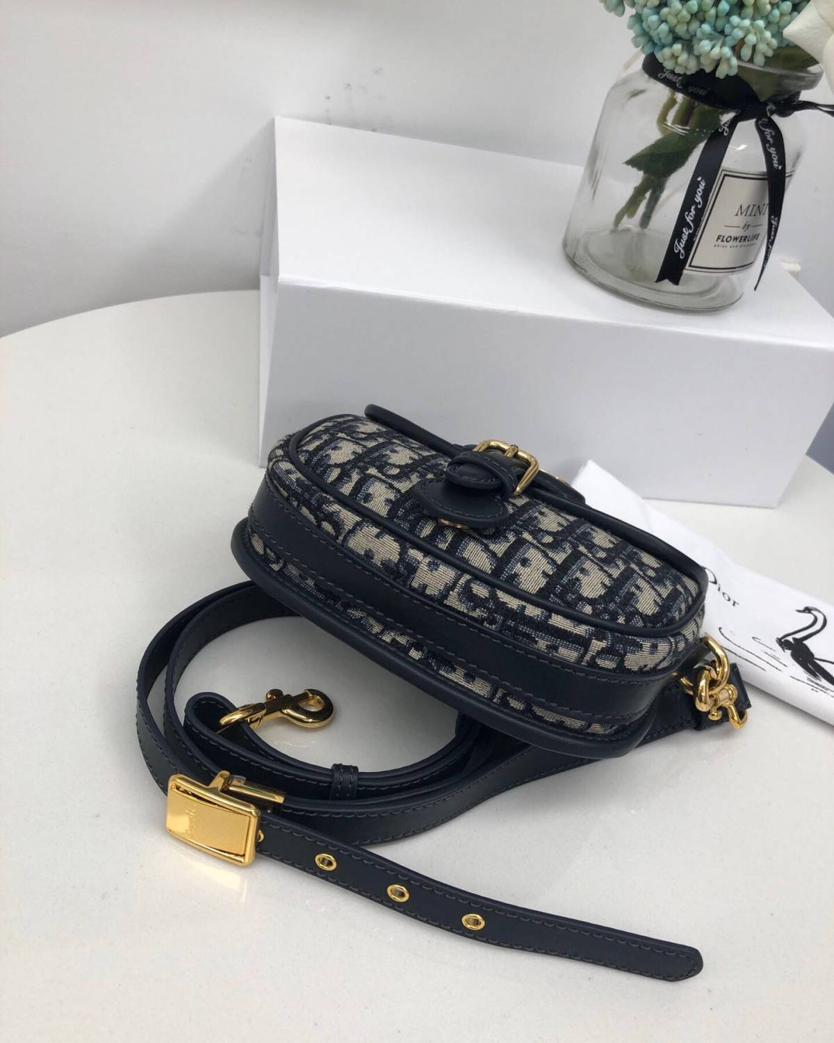 Dior bobby 2020早秋新款复古包mini小号闪亮