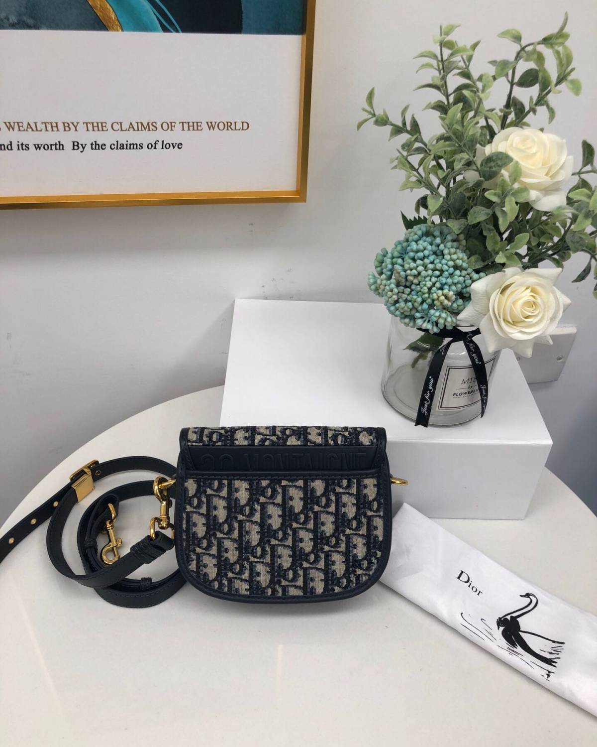 Dior bobby 2020早秋新款复古包mini小号闪亮