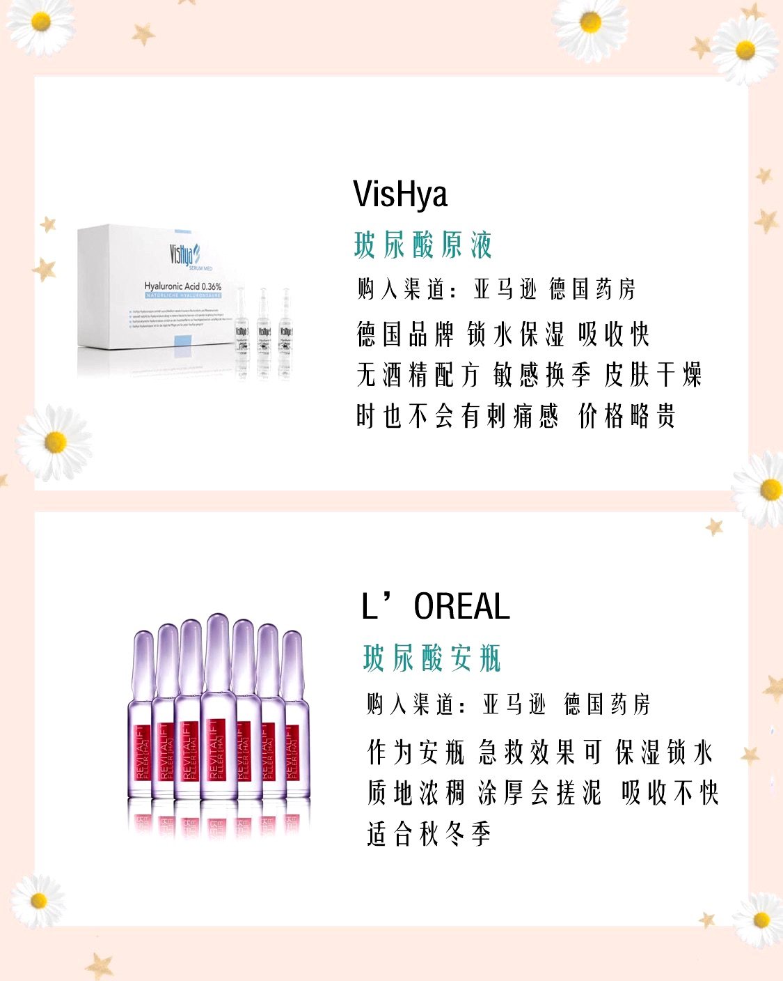 成分党入门  天然高分子保湿成分玻尿酸 5款原液 玻尿酸 ，