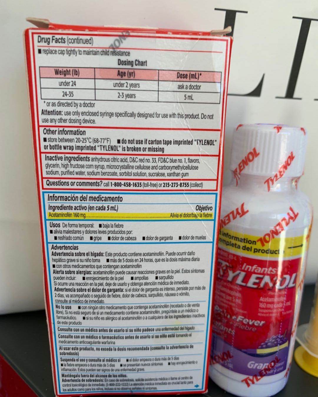 #海淘品经验之TYLENOL# 今天 一款小宝宝的退烧加拿大