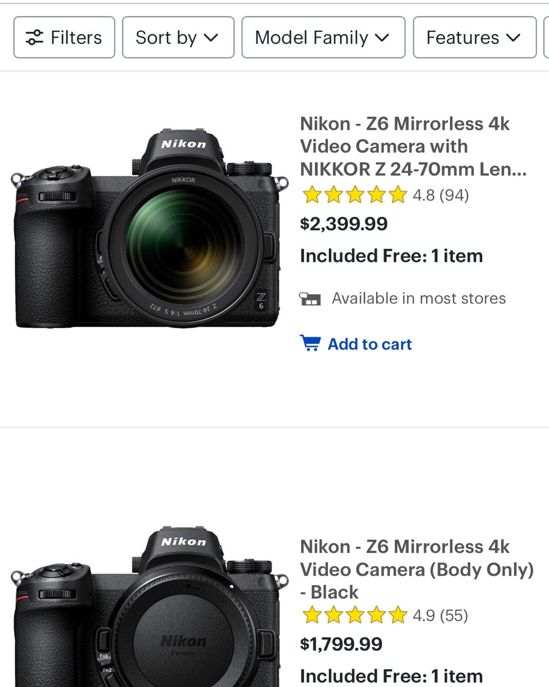 佳能/尼康/索尼三家王牌旗舰全画幅各型号参考 （附价格）  