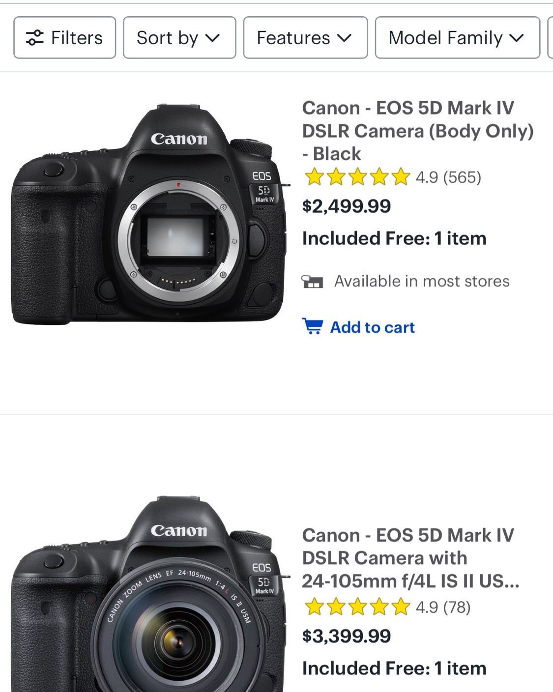 佳能/尼康/索尼三家王牌旗舰全画幅各型号参考 （附价格）  