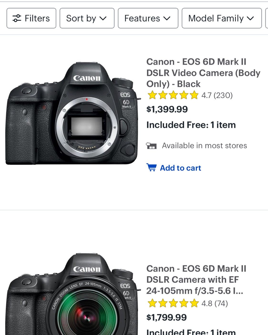 佳能/尼康/索尼三家王牌旗舰全画幅各型号参考 （附价格）  