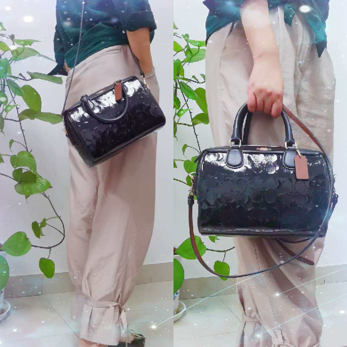 秀奖品啦秀奖品～coach保龄球包来露脸咯 我在晒空瓶活动中