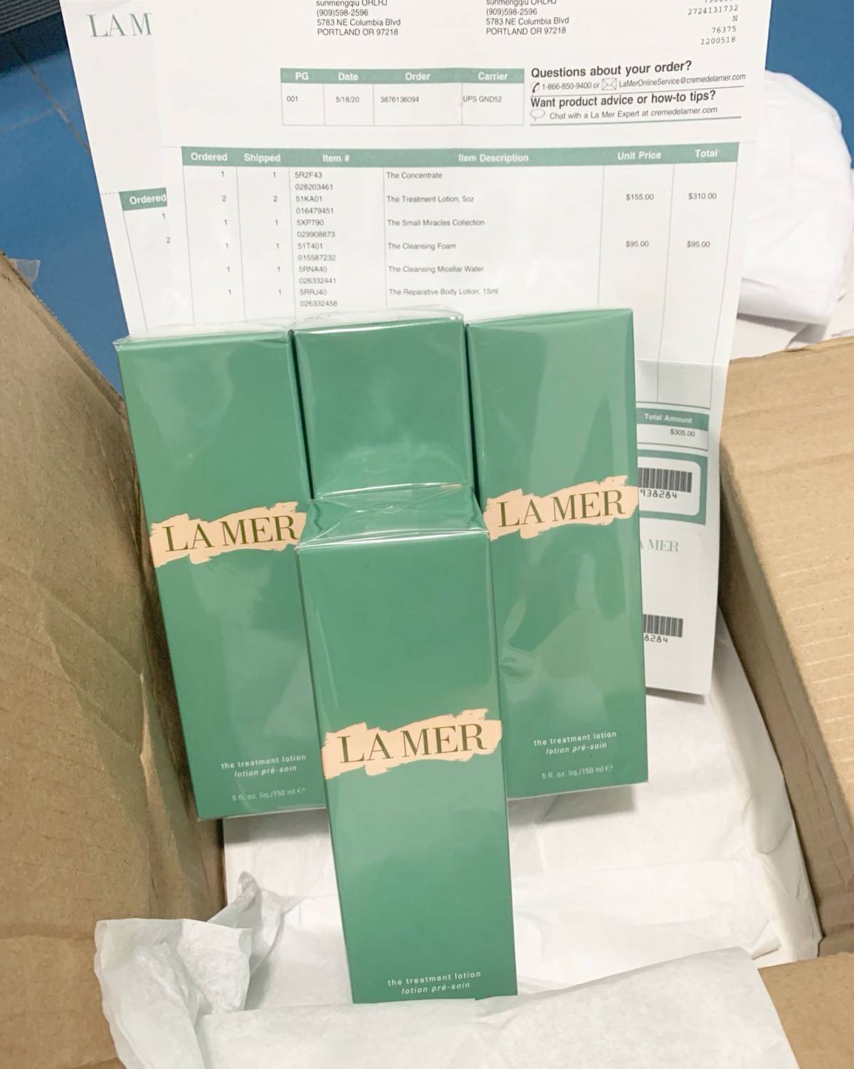 开箱验货！Lamer 海蓝之谜美国官网  分享的有些迟，这还