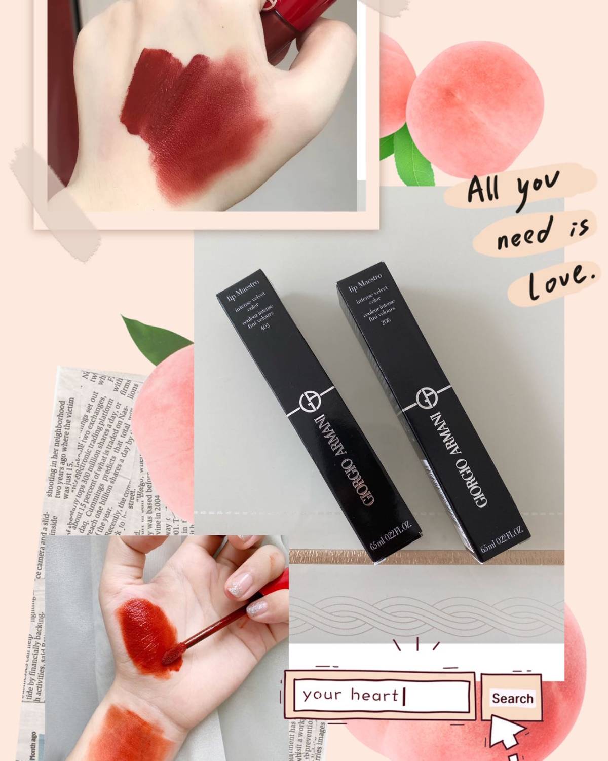 👉可换可买👈阿玛尼405/206 都是热门色号 囤了好几