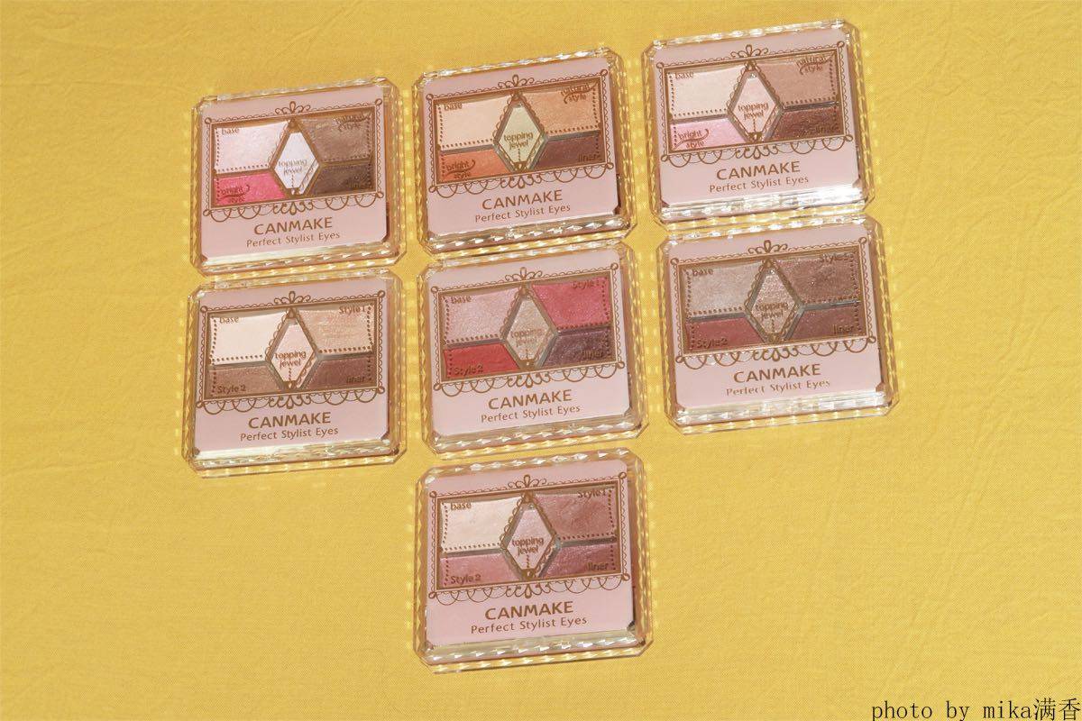 canmake五色眼影盘💖💖💖 色号：7.9.10.1