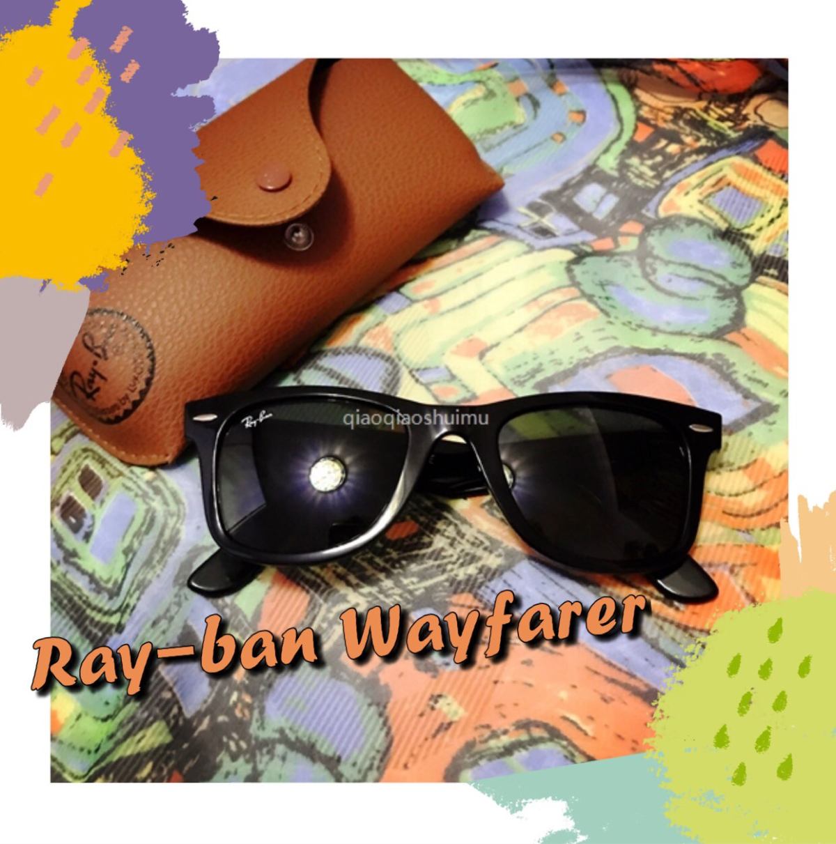 Ray-ban Wayfarer徒步旅行者太阳镜🕶️趴鼻别
