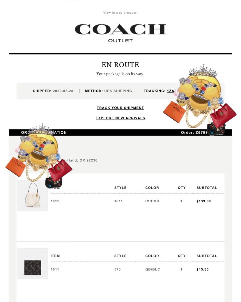 润东国际快线完美收货-首单试水coachoutlet 这单也