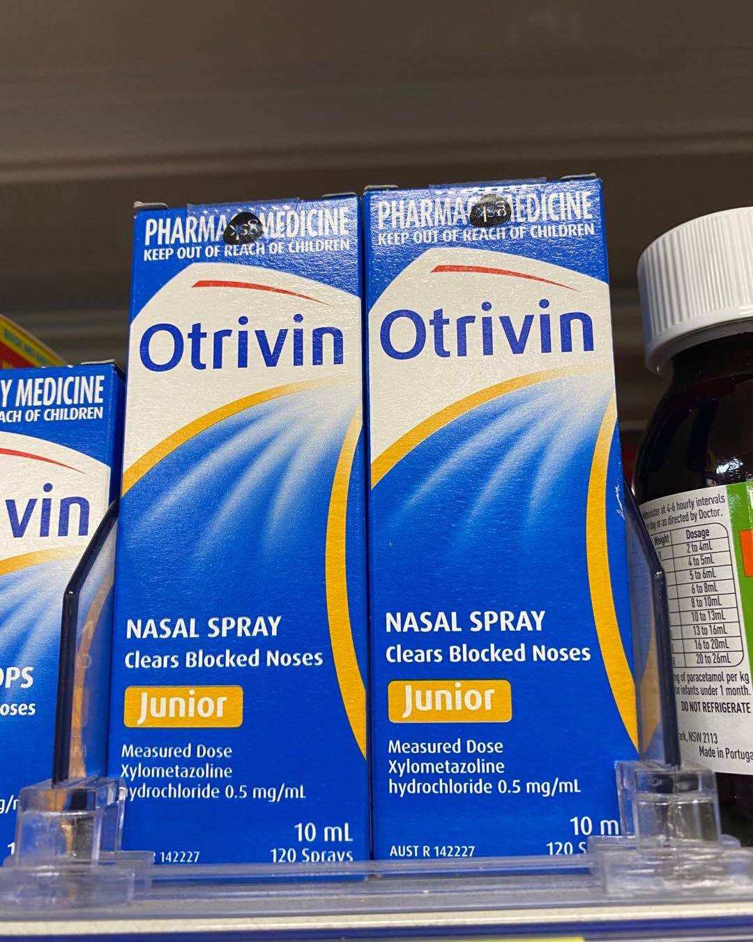 99拼邮价0653元 【澳洲9696直邮】otrivin 儿童安鼻灵喷雾剂 1