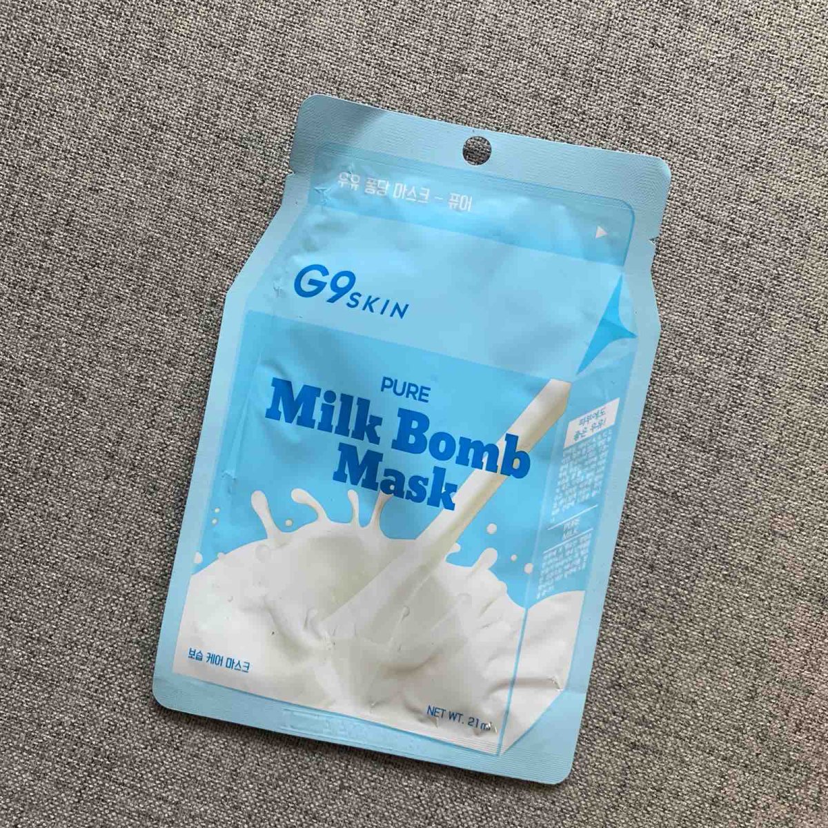 milk bomb mask牛奶炸弹面膜  🍇就挺神奇的，