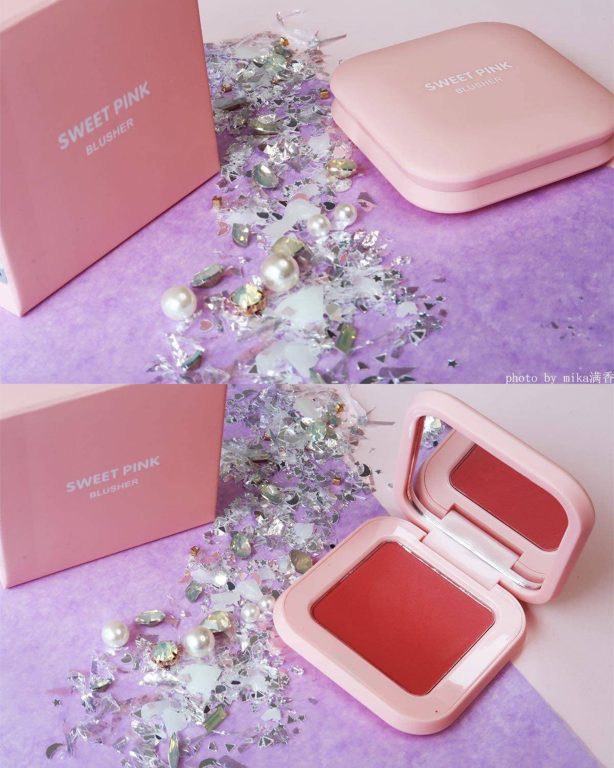 粉色安琪马卡龙单色腮红💖💖💖 色号：梅子浆果 好久没有