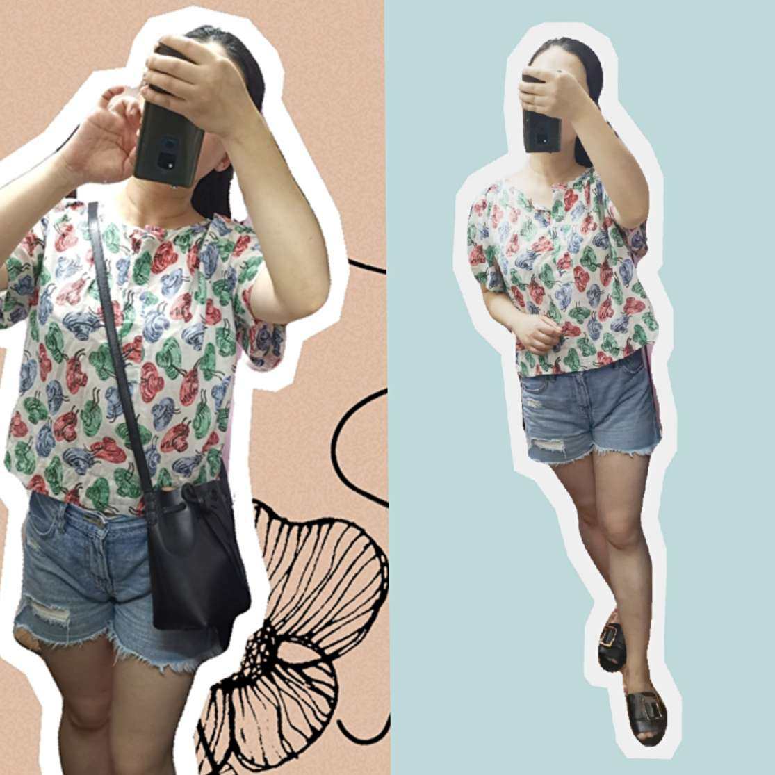 终于到周末，丢掉衬衫长裤，换上休闲装啦！ 👩👩👩 今天