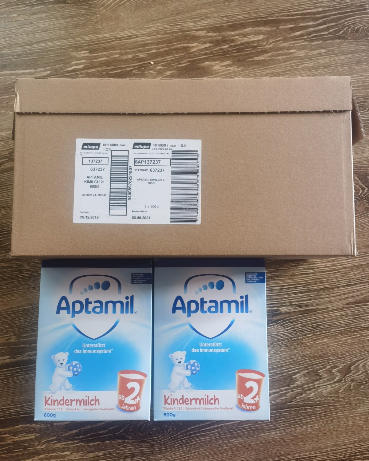 全新德国爱他美aptamil奶粉，2岁以上宝宝适用 一个原箱