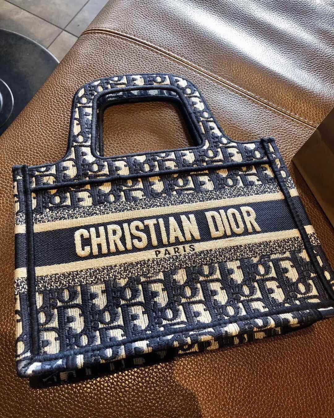 DIOR/迪奥老花minibook tote购物袋nano 