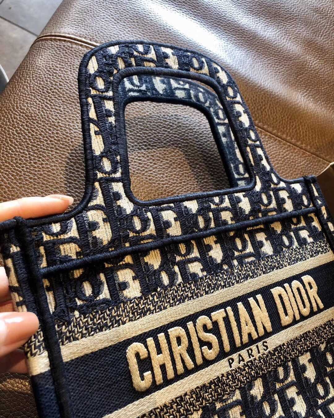 DIOR/迪奥老花minibook tote购物袋nano 