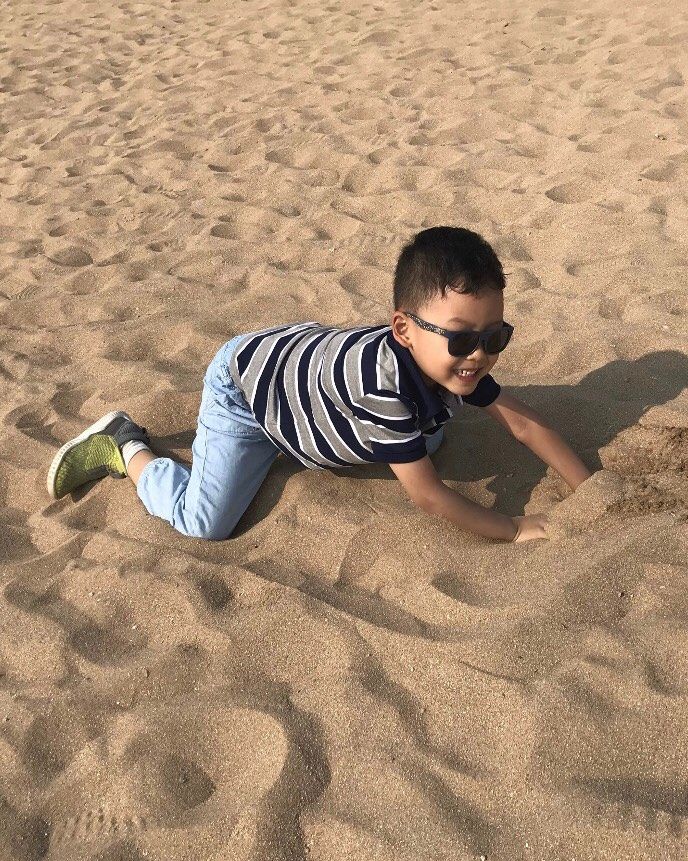 表白一下给我娃海淘的这件Ralph Lauren条纹polo