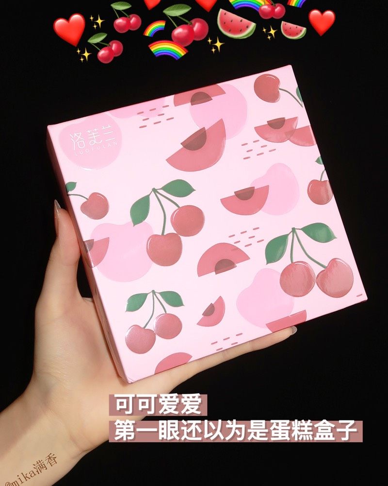 洛芙兰果色美妆蛋💖💖💖 💗车厘子色🍒的美妆蛋，你难