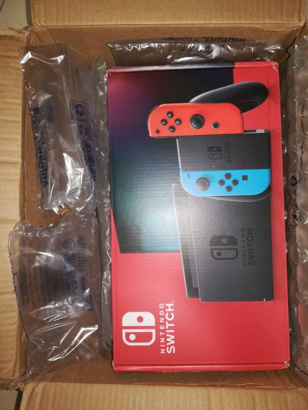 美亚Switch游戏主机走【中环转运电子产品专线】，速度奥利