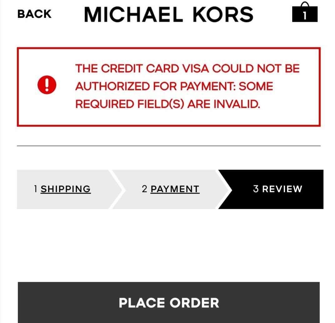 MK官网付款问题：MK美国官网怎么付款？MK官网付款显示该卡