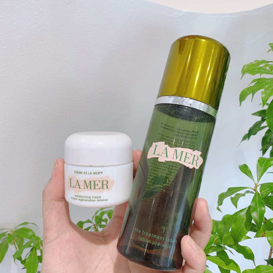 空瓶晒单~海蓝之谜经典面霜+精粹水✨  💕陪伴了我整个夏天