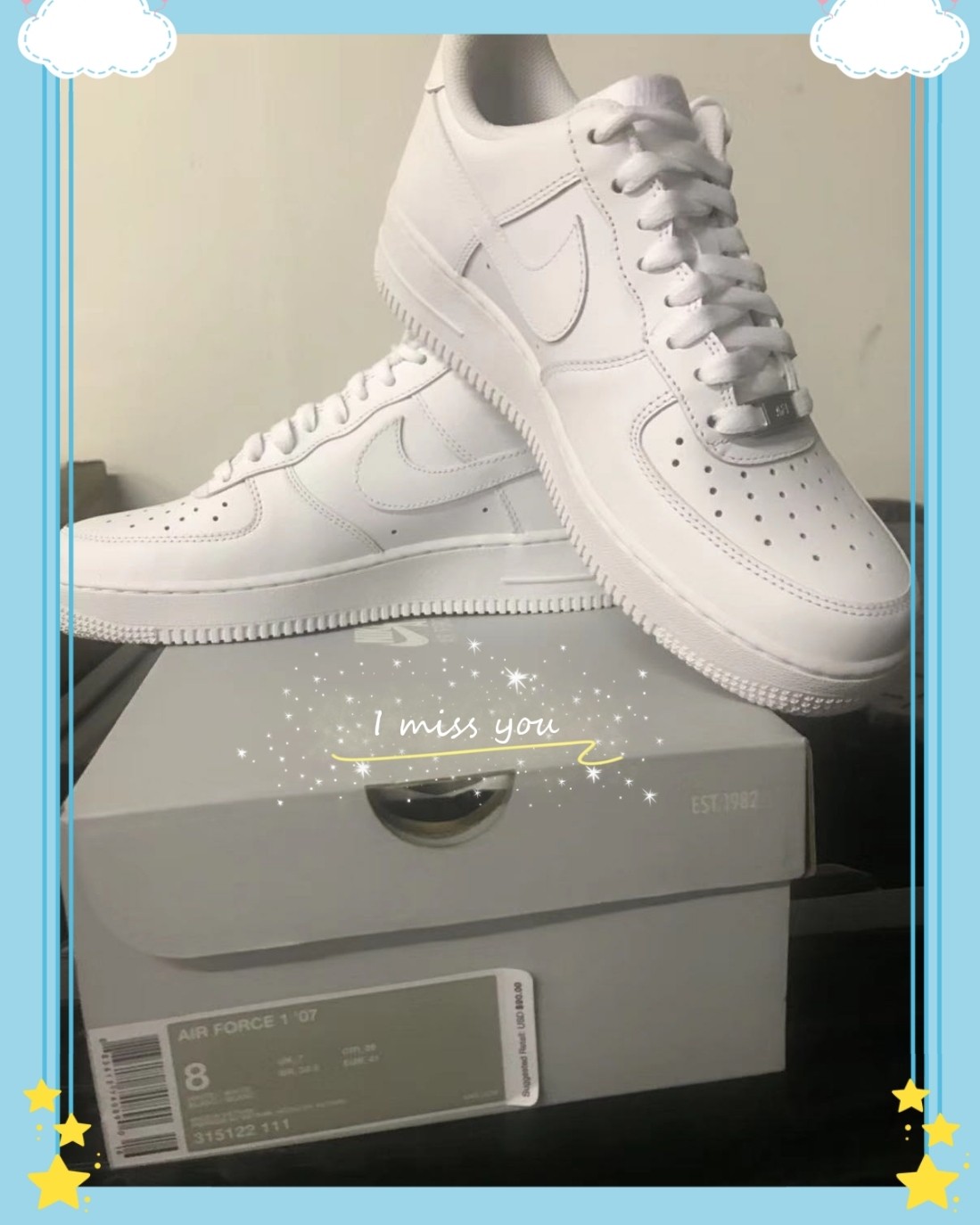 空军一号，太耐了😬😬  自己海淘买的空军一号，nike官
