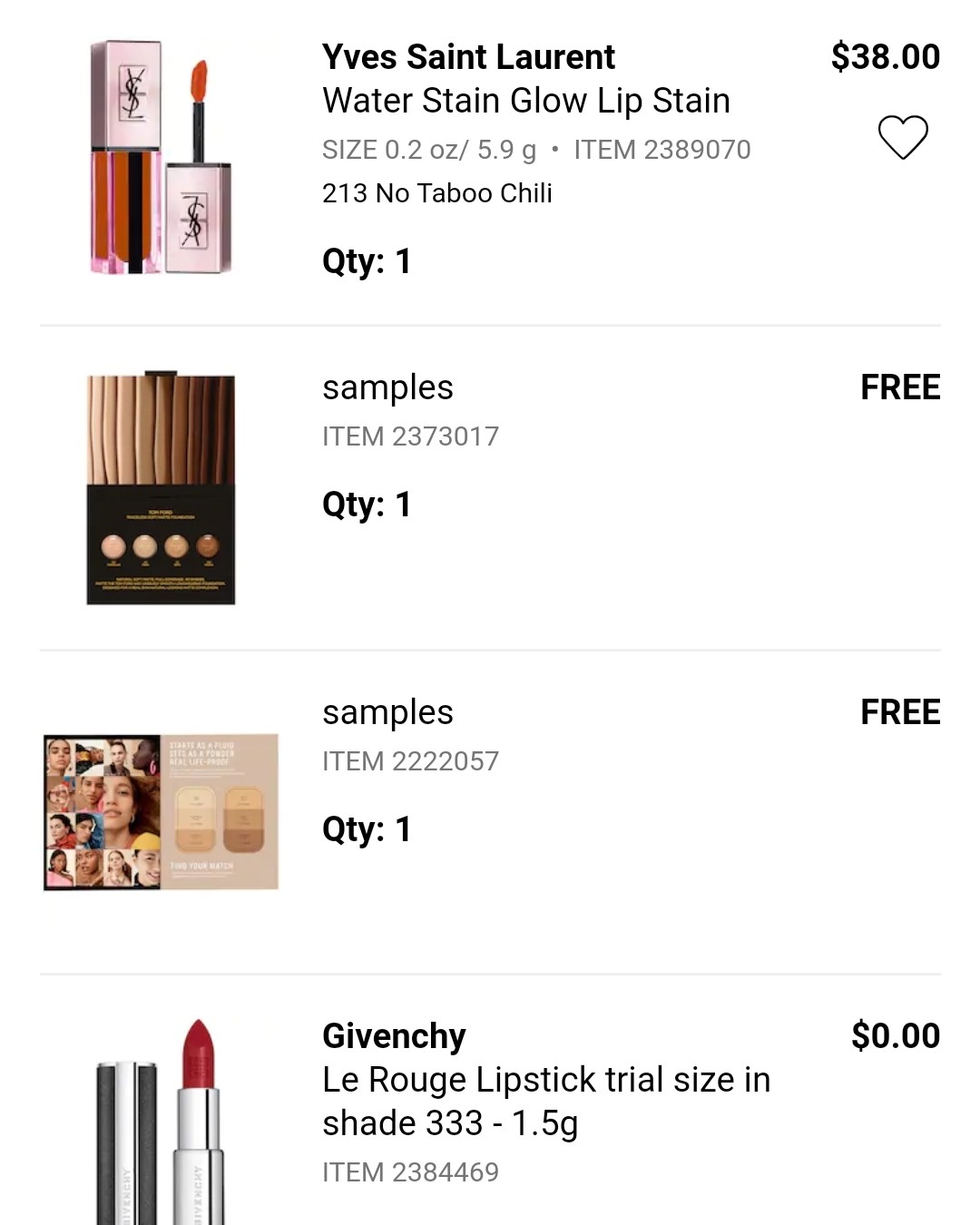 Ysl新品北美丝芙兰发售 20年ysl的两款新品都在丝芙兰发