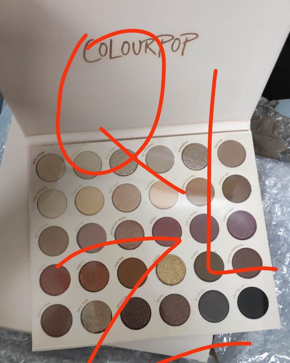 59转运 mac colourpop 口红眼影盘 包* 运单