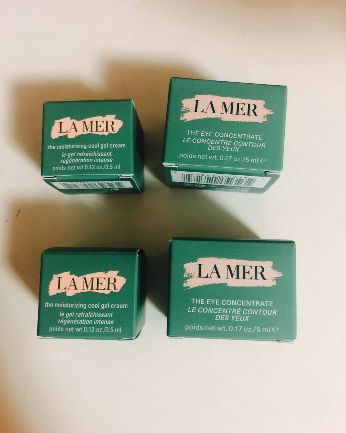 海蓝之谜  绿眼霜5ml 凝霜3.5ml 想换 白眼霜 经典
