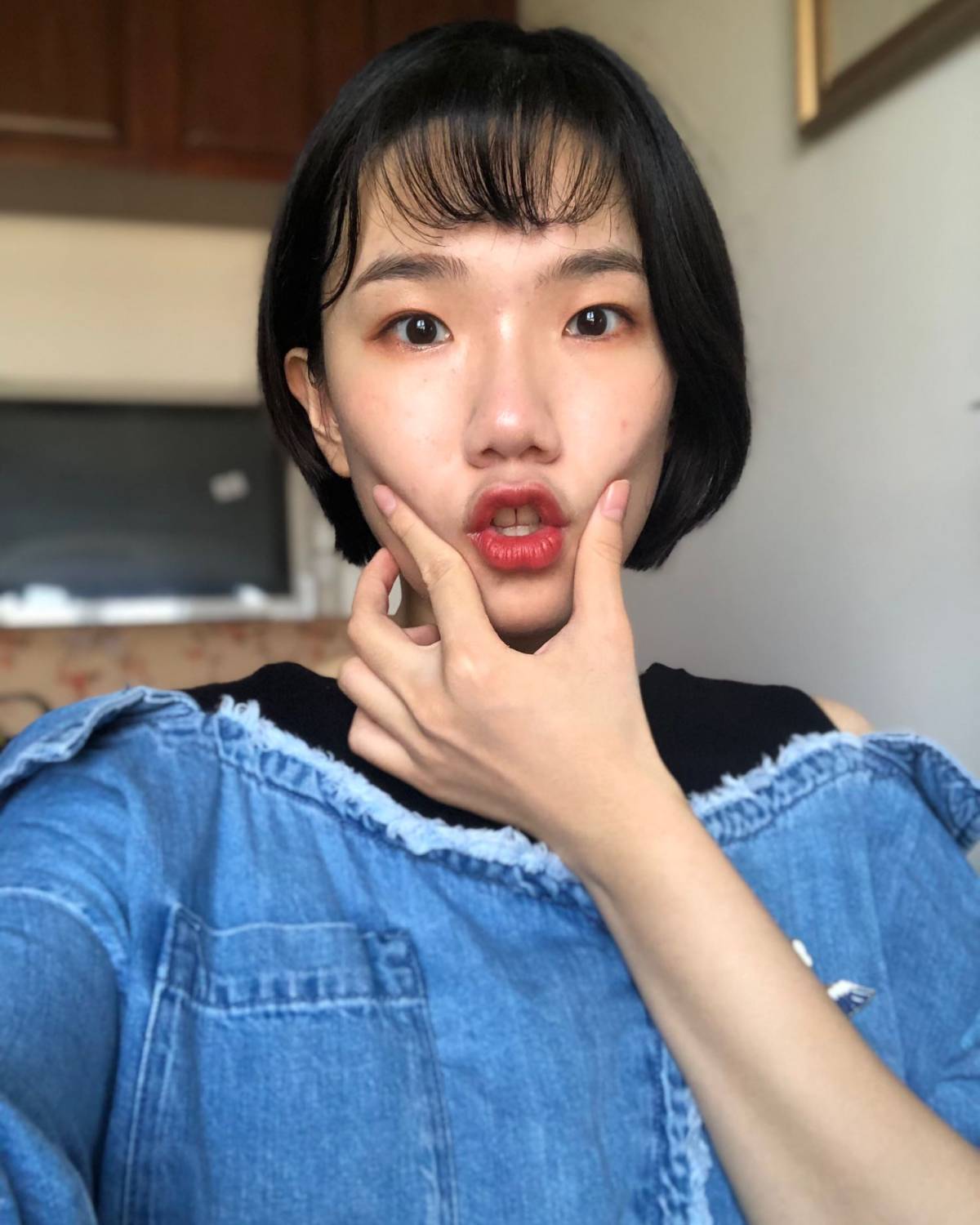口红分享第3⃣️&4⃣️期の口红叠涂大法  今天是只化了妆的