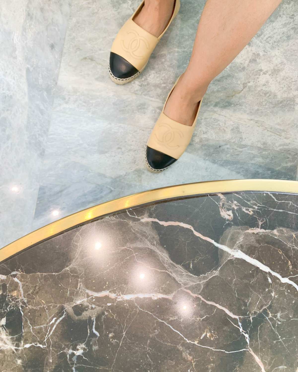 9月晒单挑战🉑 Chanel小羊皮渔夫鞋  saks 买入
