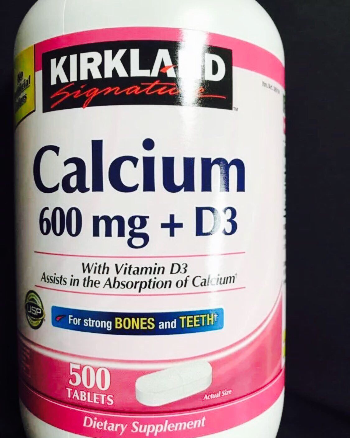 美国Kirkland Calcium➕D3钙片  产品介绍：