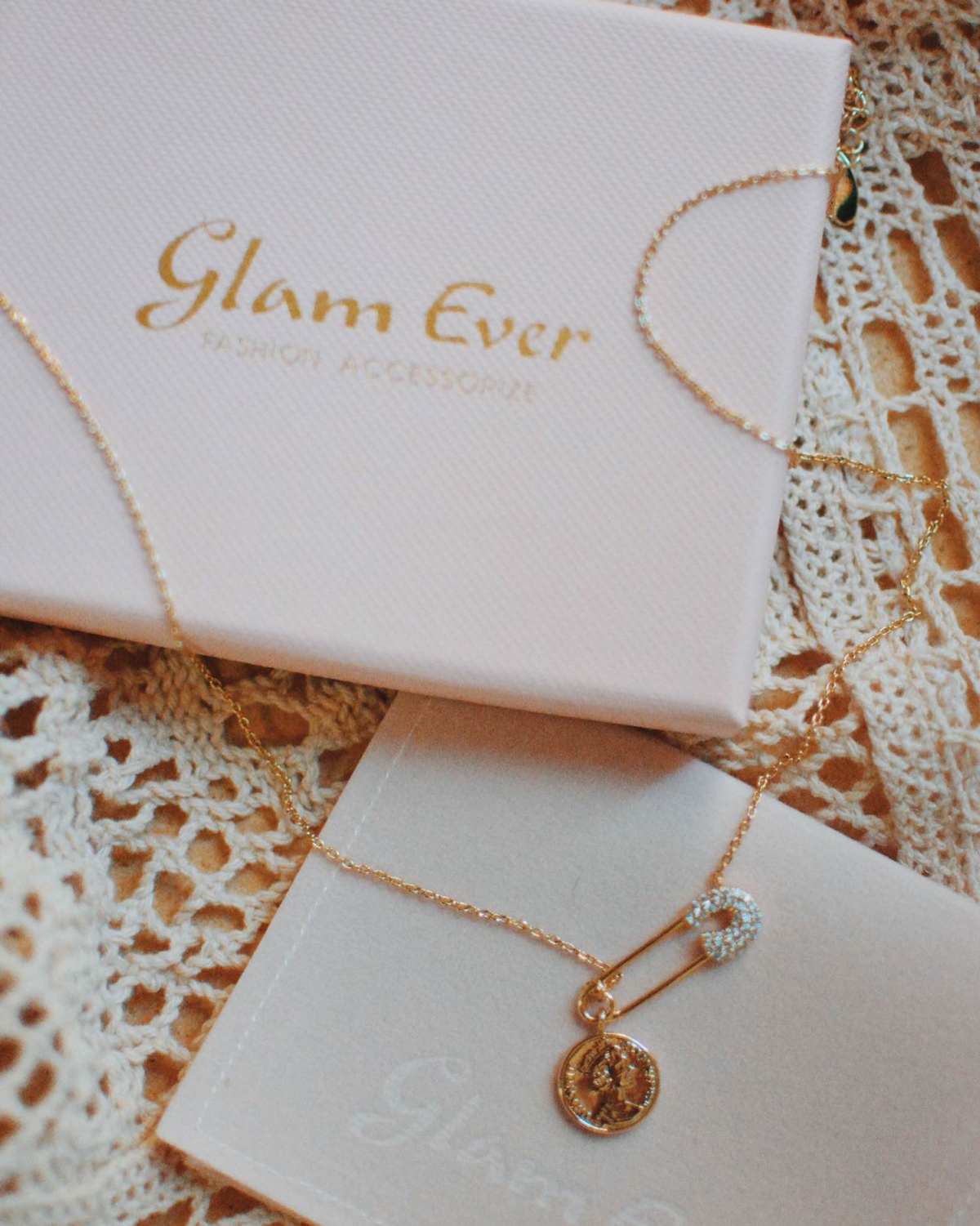⭐️Glam Ever 复古风金色项链 英国小众饰品品牌⭐️
