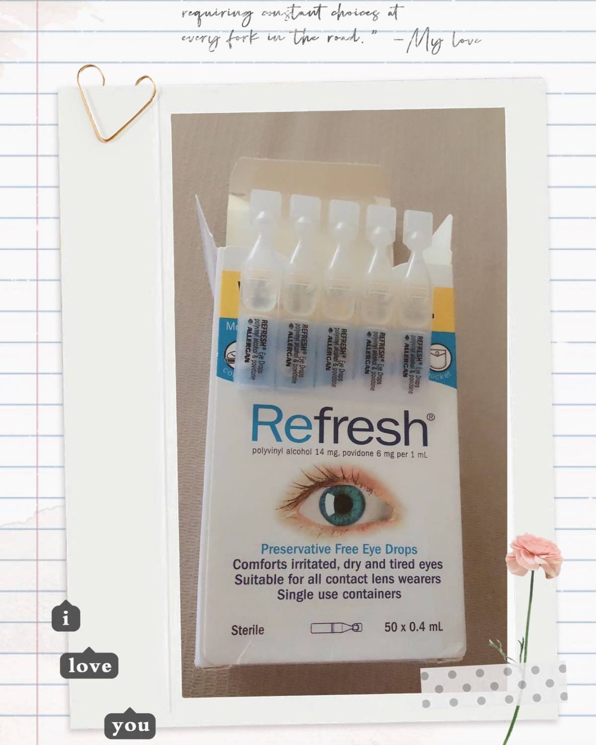 Refresh滴眼液 Refresh滴眼液我知道的有美版、澳