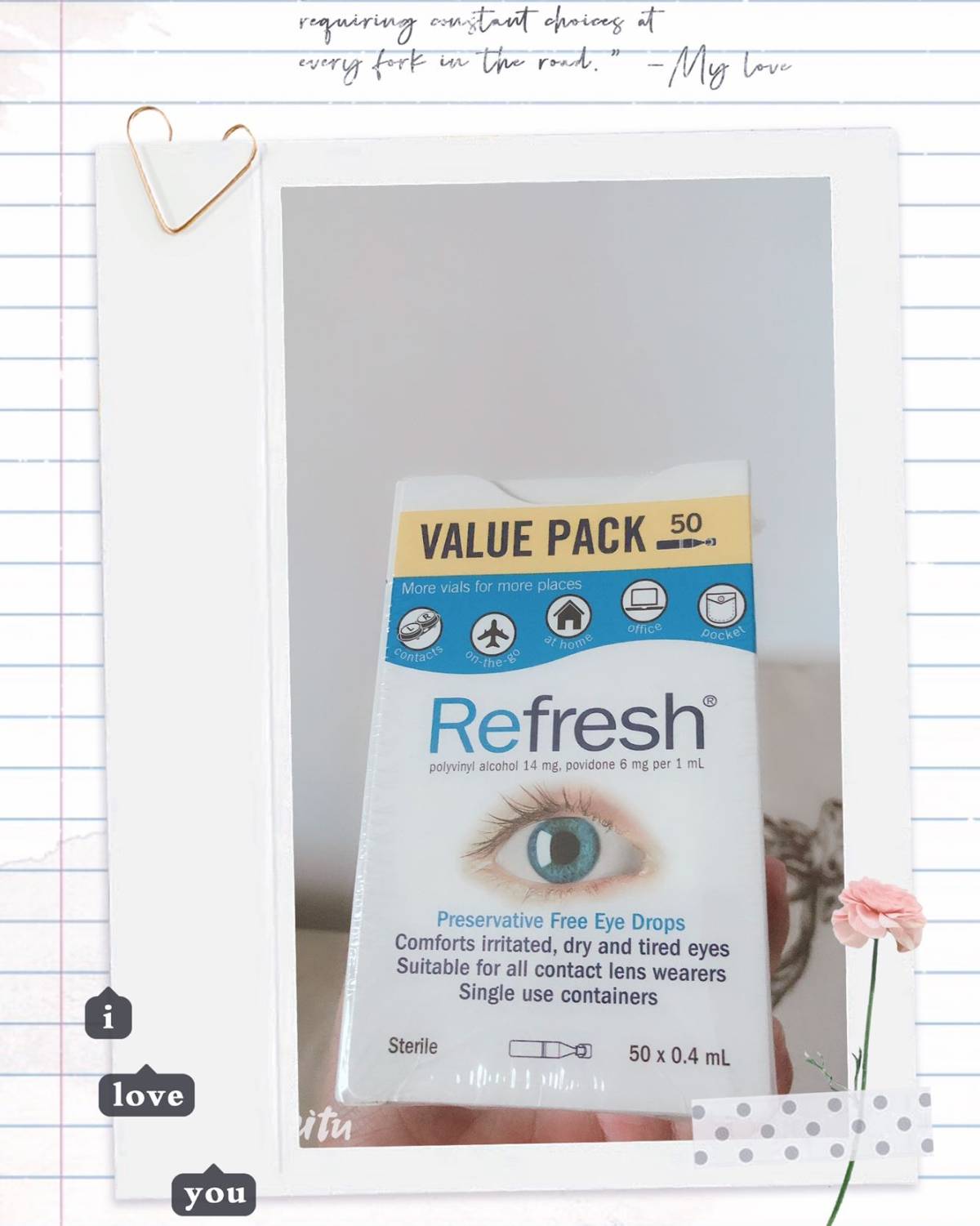 Refresh滴眼液 Refresh滴眼液我知道的有美版、澳
